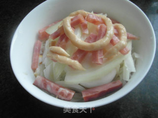 Salad Hot Noodles recipe