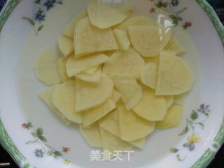 Fried Gluten with Potato Chips recipe