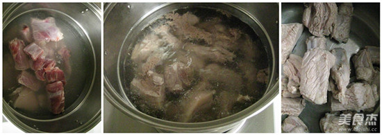 Sturgeon and Dragon Tendon Pork Ribs in Claypot recipe