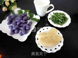 Purple Cabbage Juice with Red Bean Grape recipe