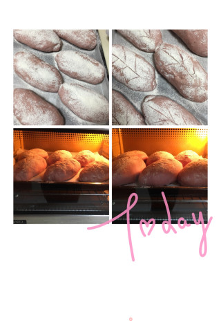 Purple Sweet Potato Raisins, Dried Cranberry European Buns recipe