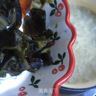 Congee with Preserved Egg and Lean Meat recipe