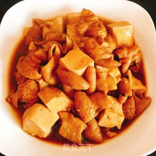 Sautéed Tofu with Fatty Intestines recipe