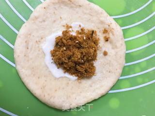 Seaweed Sesame Pork Floss Whole Wheat Bun recipe