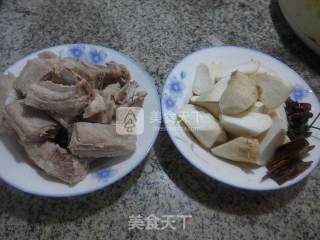 Grilled Ribs with King Pleurotus recipe