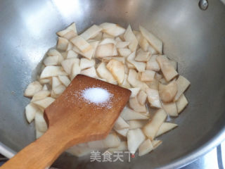Stir-fried King Pleurotus with Sausage recipe