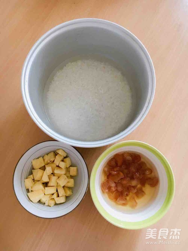 Longan Sweet Potato Porridge recipe