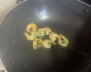 Green Tea Shrimp Jade Shrimp Spinach Sauce recipe