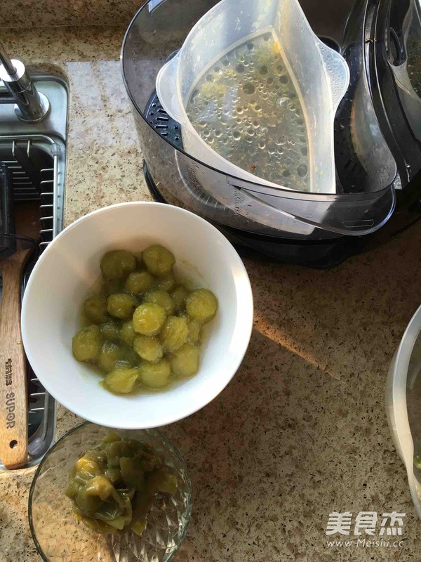Homemade Green Plum Jam recipe