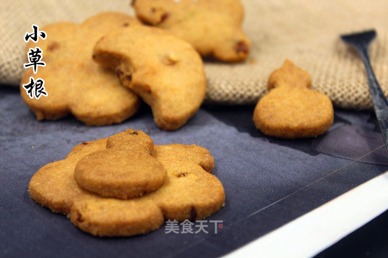 #aca烤明星大赛# Cornmeal Cranberry Biscuits recipe