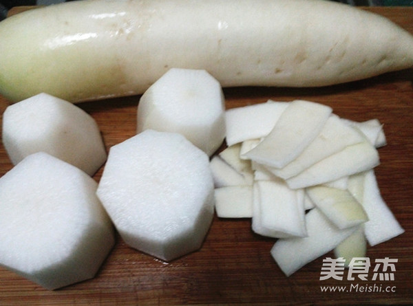 Korean Spicy Radish Peel recipe