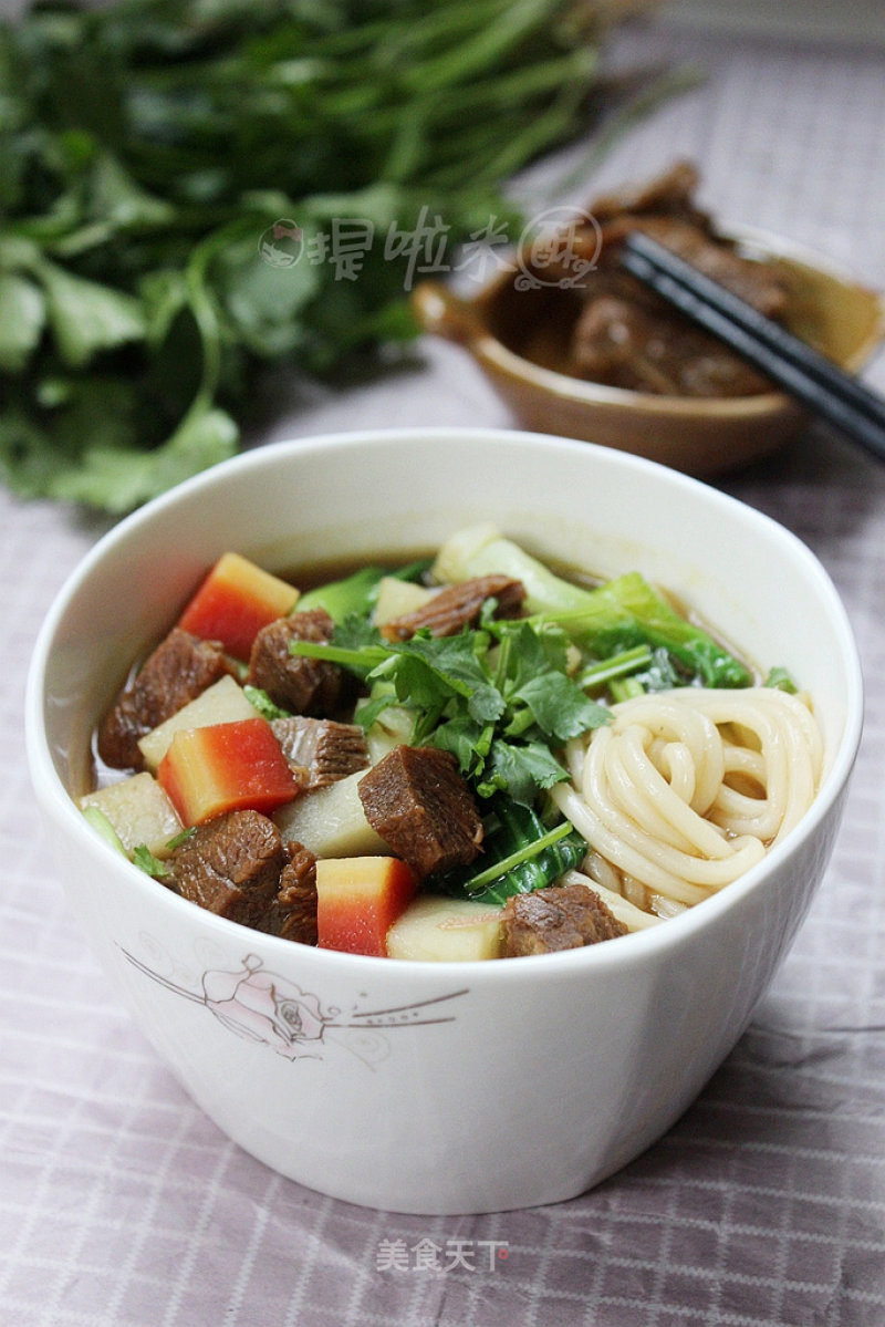 Lunch for One Person Can Also be Delicious-braised Beef Noodles recipe