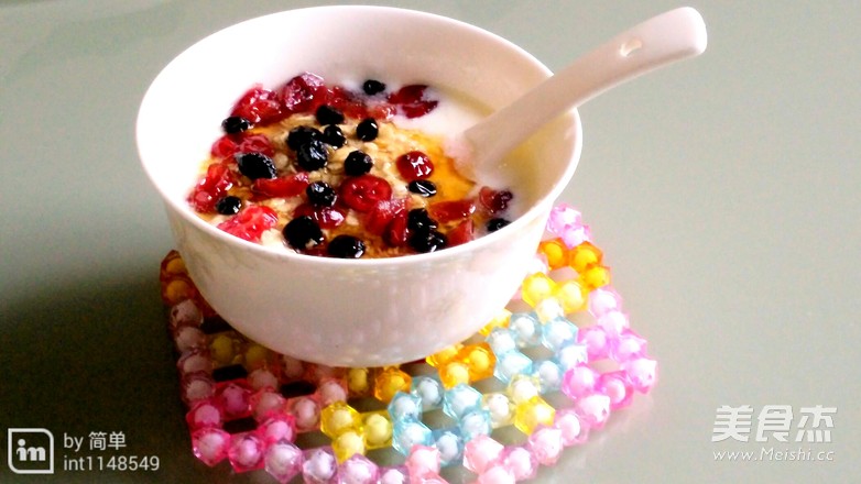 Cranberry Blueberry Yogurt recipe