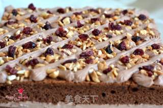 #aca烤明星大赛#cocoa Butter Nut Cake recipe