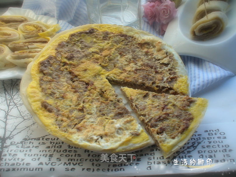 【egg Pancake】------chinese-style Soft Crust Pizza recipe