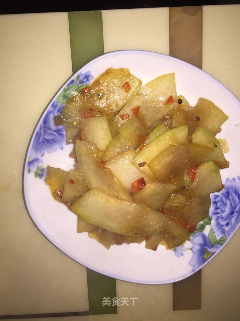 Vegetarian Fried Winter Melon recipe