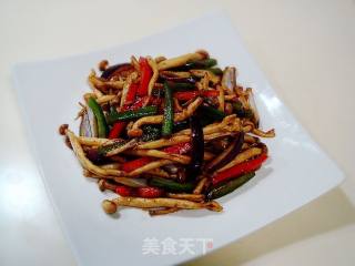 Stir-fried "dry Stir-fried Mushrooms" recipe