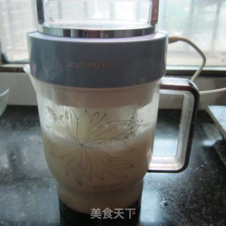 Soy Milk Recipe---glutinous Rice and Purple Sweet Potato Dumpling recipe