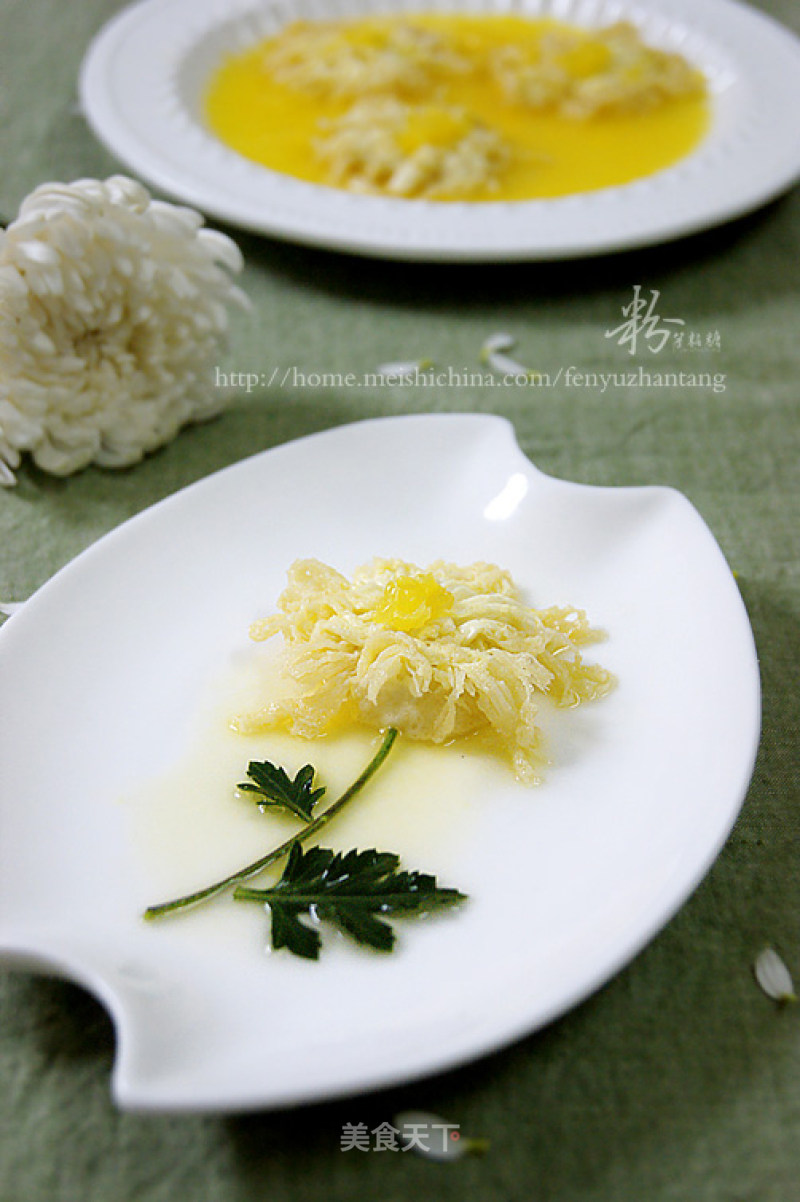 Master Four Small Skills to Make Beautiful Chrysanthemum Tofu-orange Juice Chrysanthemum Tofu recipe