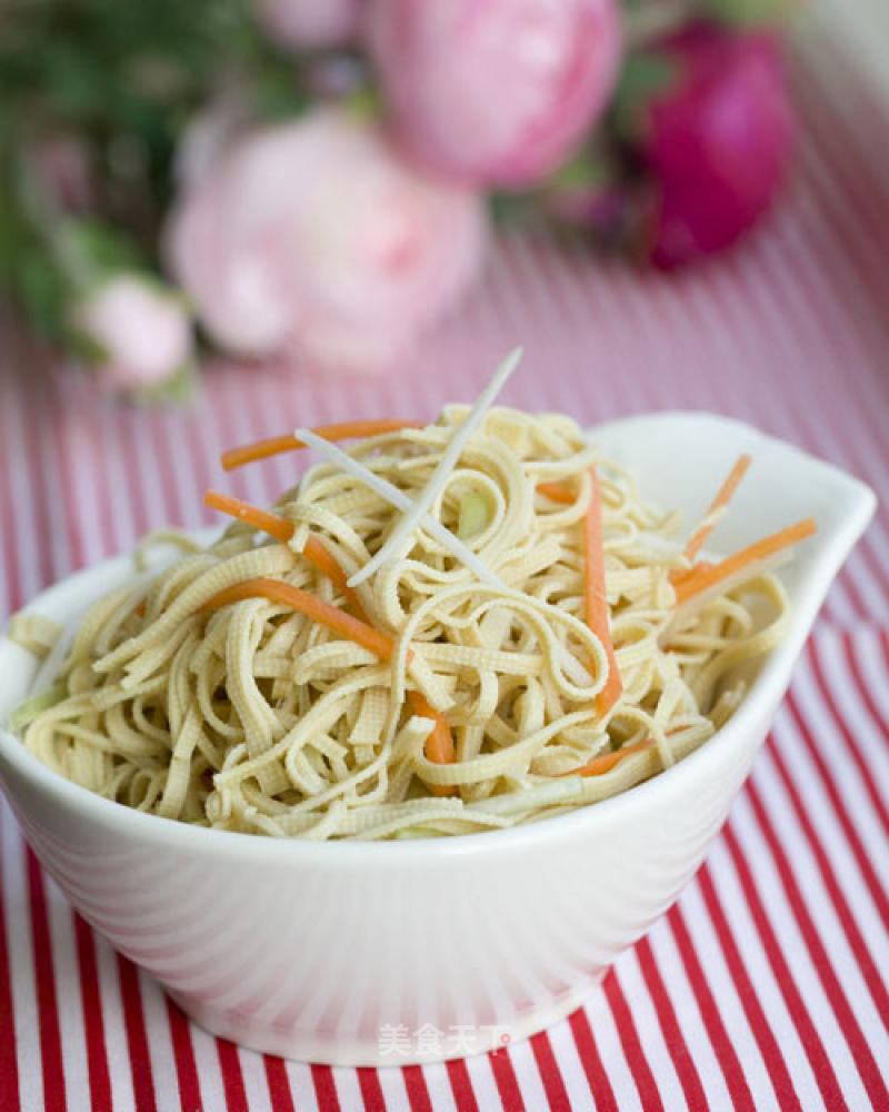 Scallion Oil Dried Tofu recipe