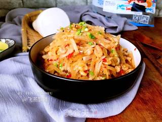 Super Serving ~ Antarctic Krill Stir-fried Shredded Carrot recipe