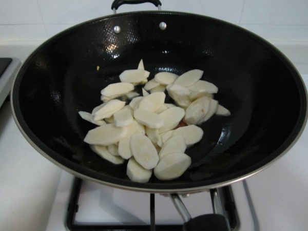 Stir-fried Rice White with Meat recipe