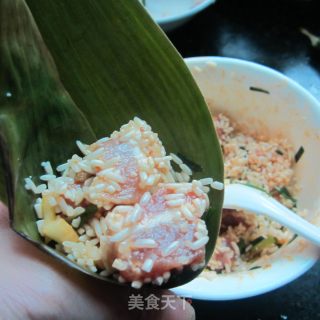 Scallion Pork Glutinous Rice Dumpling recipe