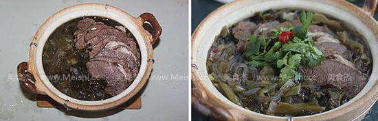 Sauerkraut Beef Vermicelli Claypot recipe