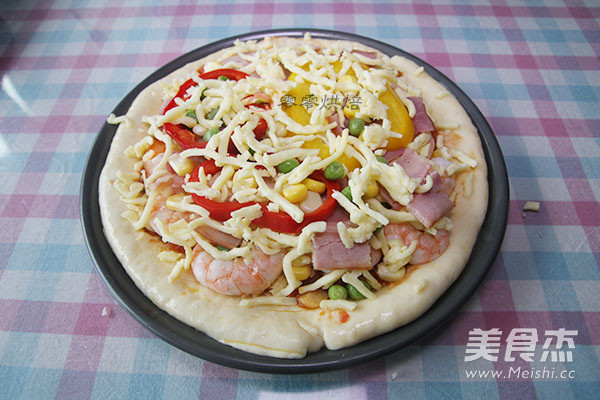 Shrimp and Bacon Pizza recipe