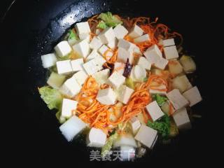 Stewed Tofu with Cordyceps Flower recipe