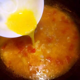 #trust之美#tomato Pimple and Egg Soup recipe