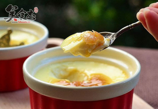 Durian Caramel Pudding recipe