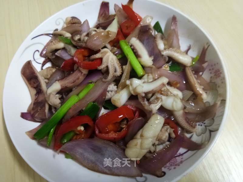 Stir Fried Fresh Squid recipe