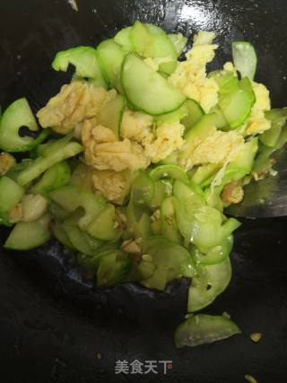 Fried Cucumber with Egg recipe