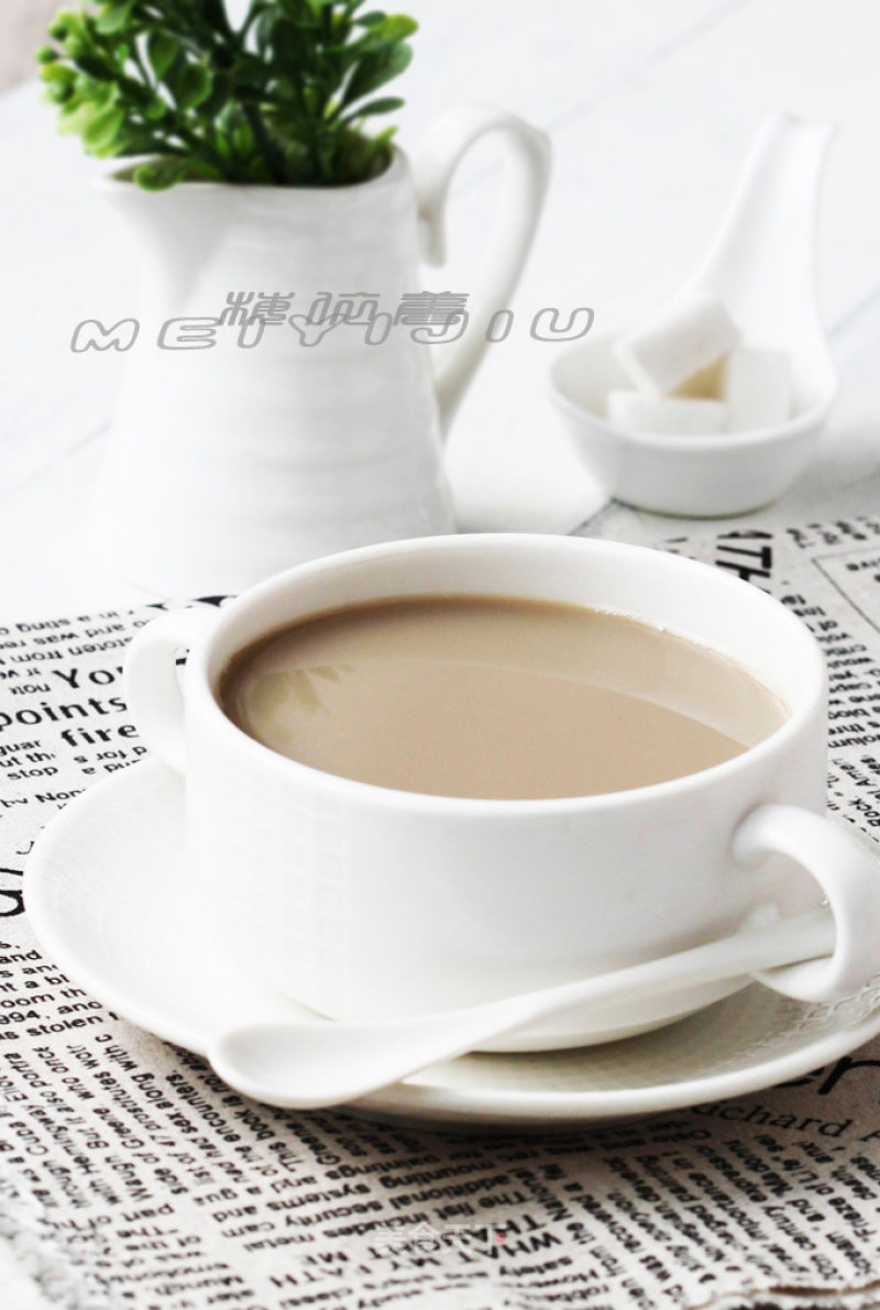 Tea Flavored Green Soy Milk recipe