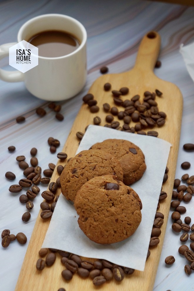 Super Strong Coffee Flavored Cookies, Coconut Oil Version of Coffee Cookies recipe