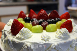 Fruit Cream Cake recipe