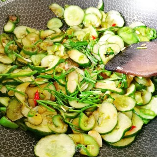 Spicy Fried Cucumber recipe