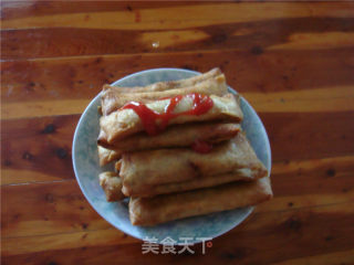 【heinz Tomato Sauce】all-match Spring Rolls recipe