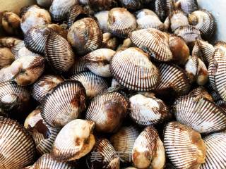 Scallion Mixed with Hairy Cockles#家乡的味# recipe