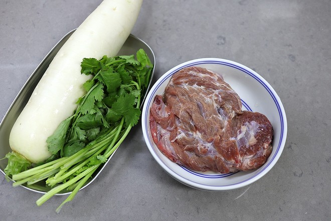 Radish Lamb Meatball Soup recipe