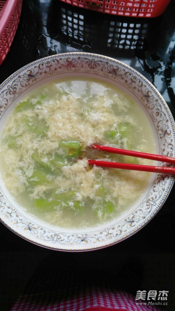 Loofah Egg Soup recipe