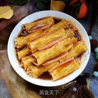 Bean Curd Rolls with Sauce recipe