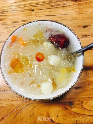 White Fungus, Peach Gum and Soap Jelly recipe