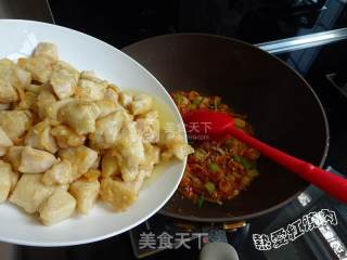 Stir-fried Chicken with Chopped Pepper recipe