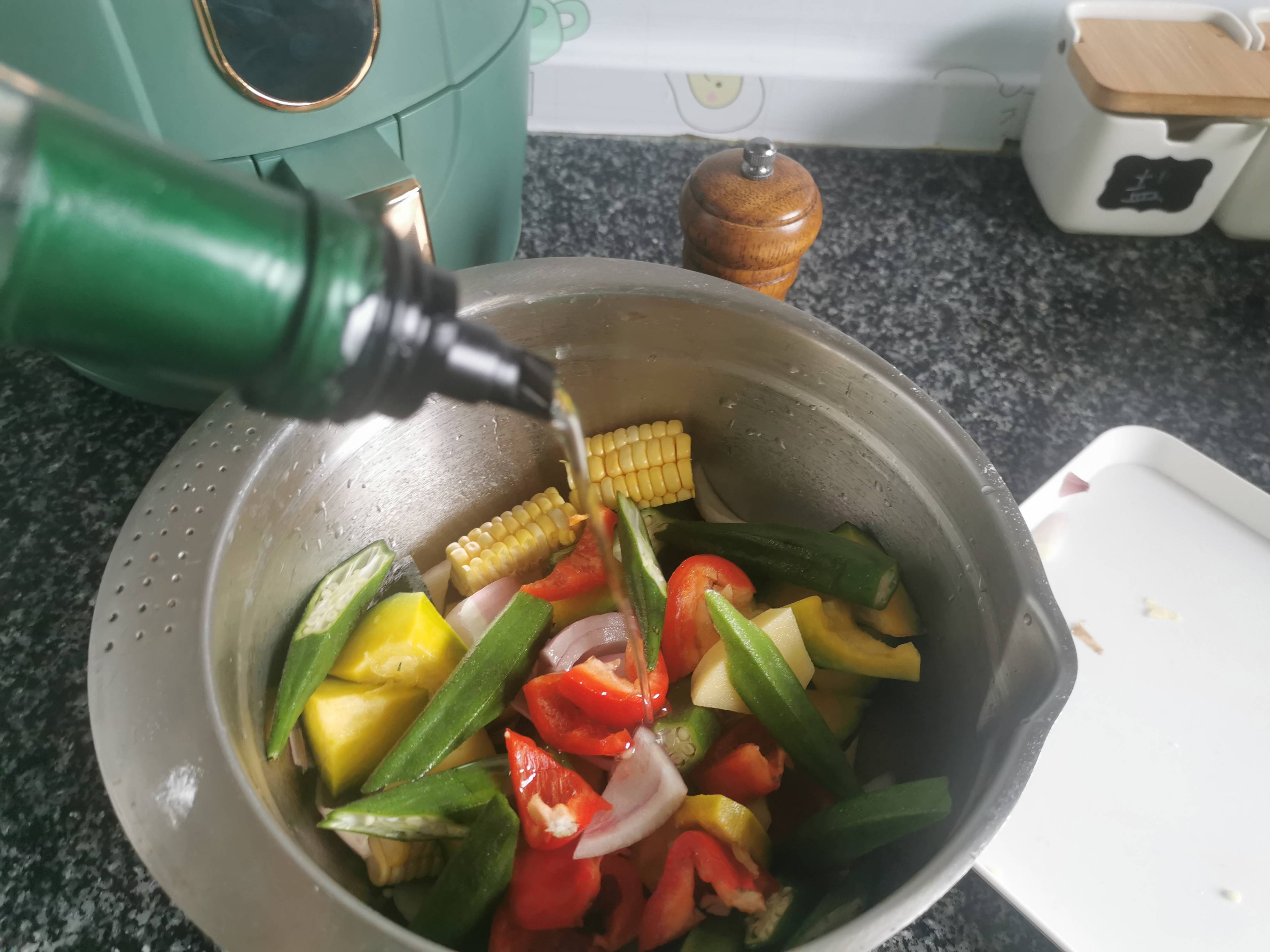 Roasted Seasonal Vegetables with Black Pepper recipe