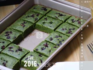 Cranberry Matcha Brownie recipe