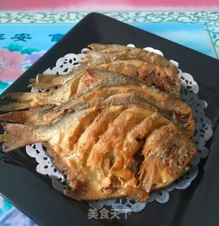 Fried Silver Pomfret recipe