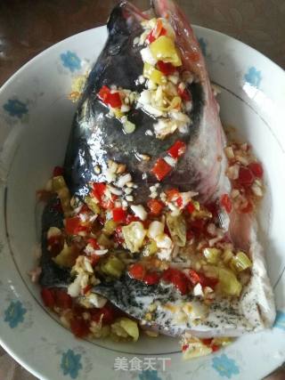 Steamed Fish Head with Chopped Pepper recipe