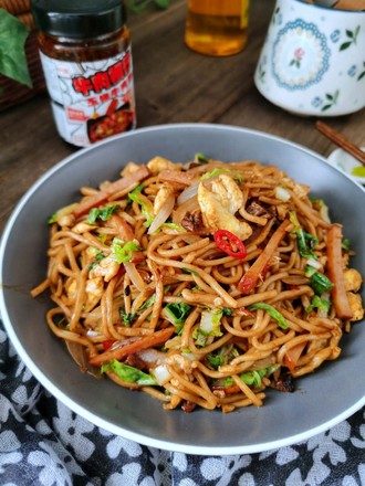 Homemade Beef Fried Noodles